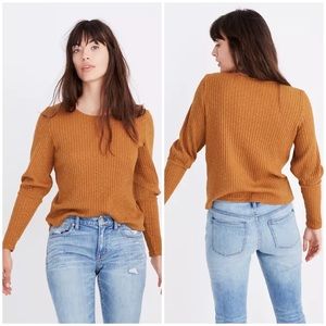 MADEWELL Ribbed Bubble-Sleeve Top